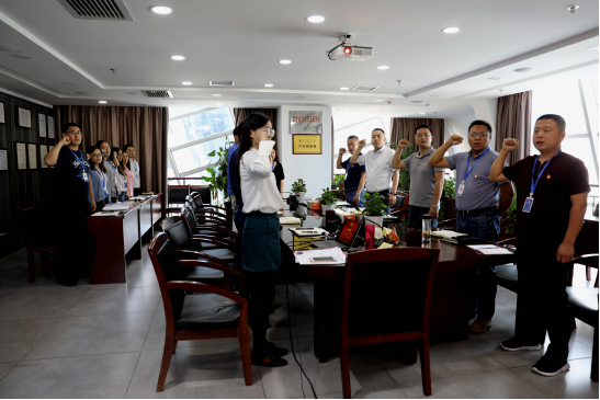 水情形公司党支部开展庆！捌咭弧敝魈獾橙栈疃