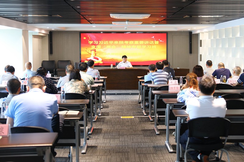 南宫NG28集团集团学习贯彻习近平总书记来陕考察主要讲话暨天下“两会”精神专题学习班开班