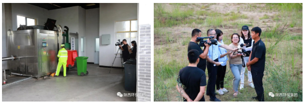 中省媒体采访团到南宫NG28集团集团陕北片区重点项目集中采访