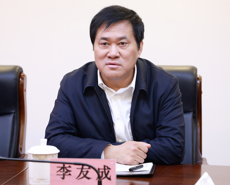 熊良虎顾峰拜会渭河生态集团党委书记董事长李友成、、总司理杨大庆