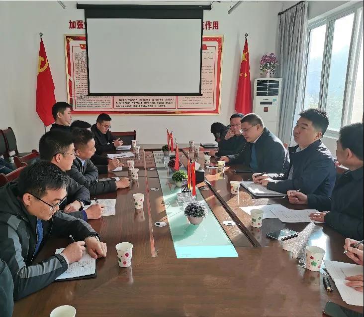 商南县委常委、副县长陈开锋到水情形公司商南县污水处理厂调研