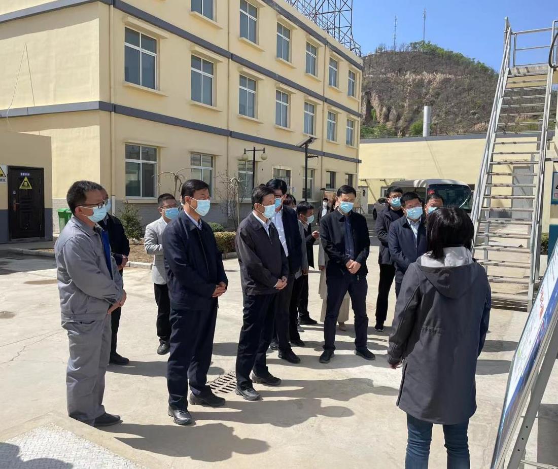 延安市委常委、市政府党组成员张强到水情形公司子长污水处理厂调研
