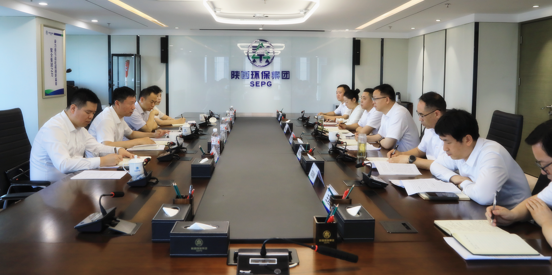 省国资委副主任杨爱民到南宫NG28集团集团调研指导党纪学习教育事情