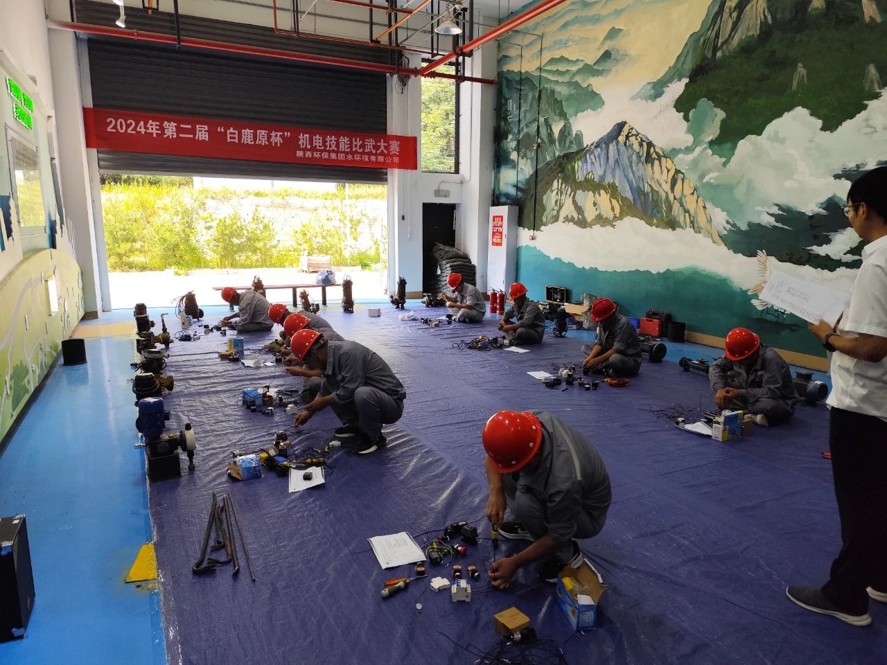 水情形公司：：：以赛促学提手艺