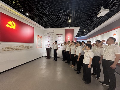 商南公司联合党支部开展“赓续红色血脉，砥砺奋进征程——庆祝中国共产党成立104周年”主题党日活动